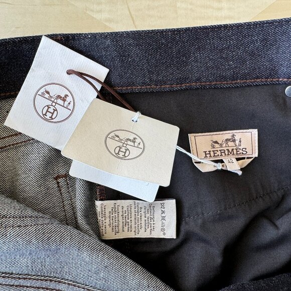 HERMES Men's Jeans Size 42 - Picture 6 of 10